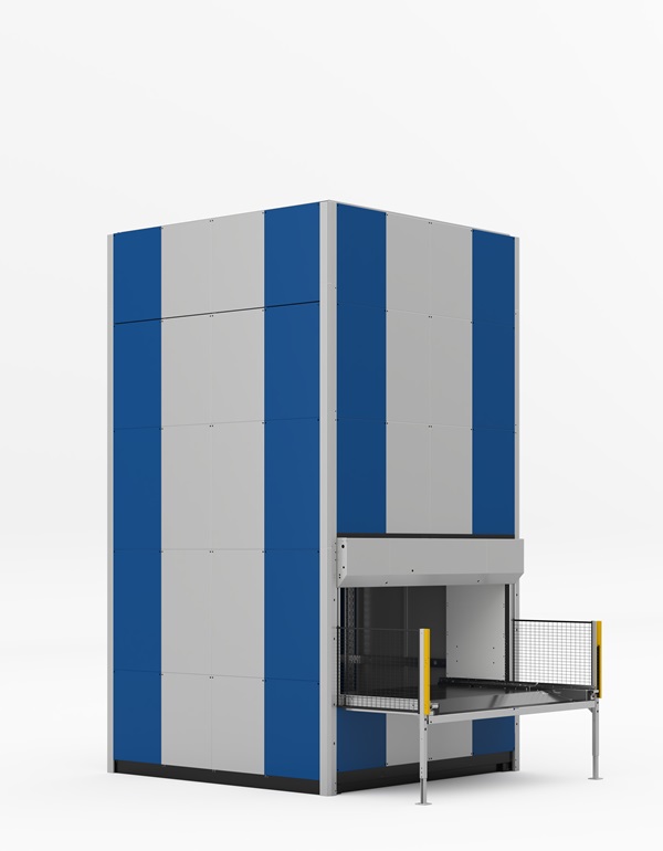 Baia esterna con supporto fisso magazzini verticali